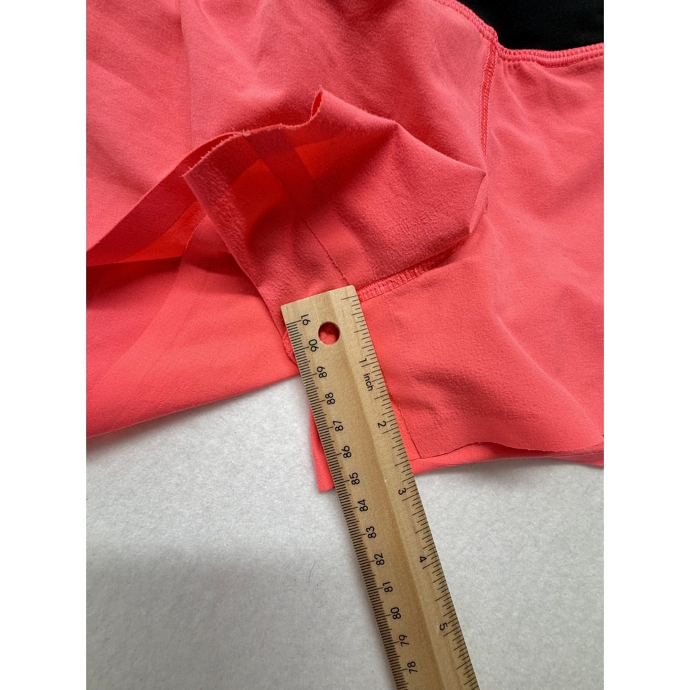 Lululemon Speed Short Coral Pink Black Performance Running Shorts 6 S - Picture 4 of 10